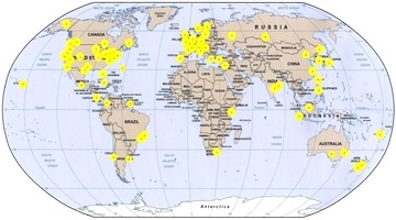 Map of Egg Locations